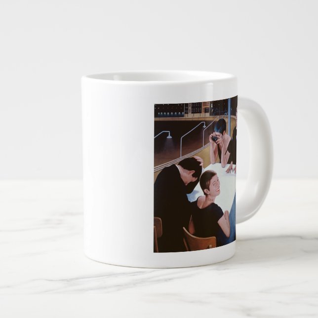 Caneca De Café Grande Resultado instantâneo de 1980 (Frente Esquerda)