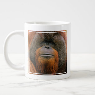 Caneca De Café Grande Retrato do Orang-utango macho, Geórgia, EUA
