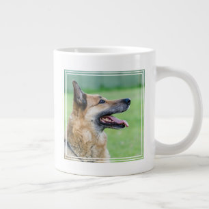 Caneca De Café Grande Retrato German shepherd