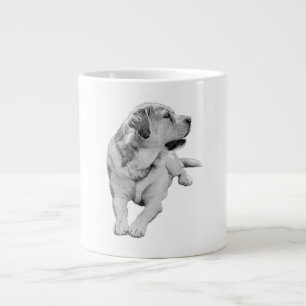 Caneca De Café Grande Retriever, Sombreado Suave