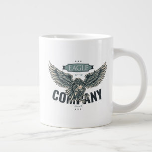 Caneca De Café Grande Retro Eagle Company Design Americano