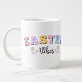 Caneca De Café Grande Retro Easter Vibes