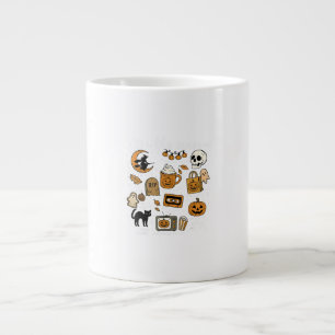 Caneca De Café Grande Retro Esta É A Queda Da Época Do Dia de as Bruxas