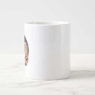 Caneca De Café Grande Retro Gamer Kid na Arte de Pixel do Computador Vin