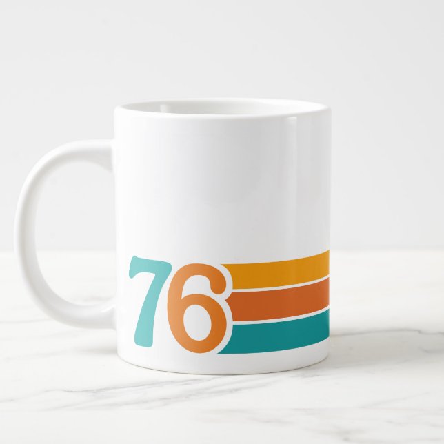 Caneca De Café Grande Retro Sunset 76 (Esquerda)