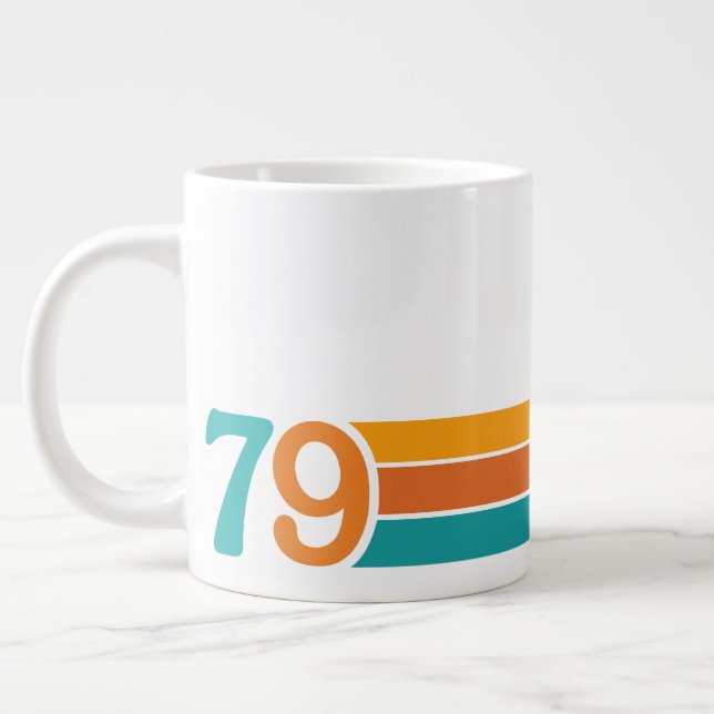 Caneca De Café Grande Retro Sunset 79 (Esquerda)