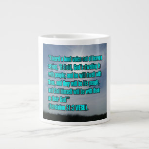 Caneca De Café Grande Revelação 21:3 Mug WEBU