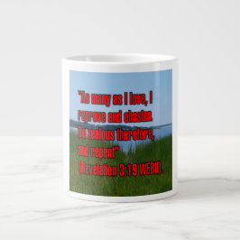 Caneca De Café Grande Revelação 3:19 WEBU Mug