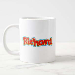 Caneca De Café Grande Richard grafite