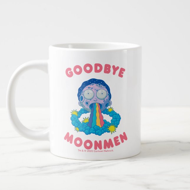 Caneca De Café Grande RICK E MORTY™| Adeus, Moonmen (Esquerda)