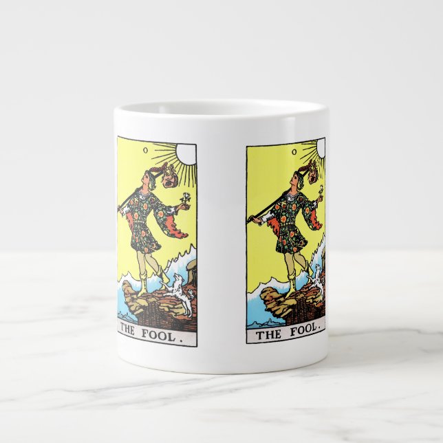 Caneca De Café Grande Rider Waite Tarot Major Arcana O Foto (Frente)