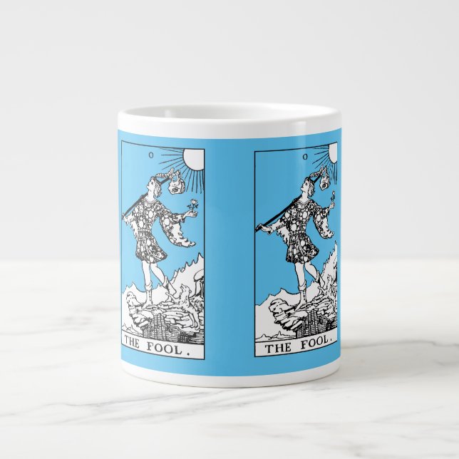 Caneca De Café Grande Rider Waite Tarot Major Arcana O Foto (Frente)
