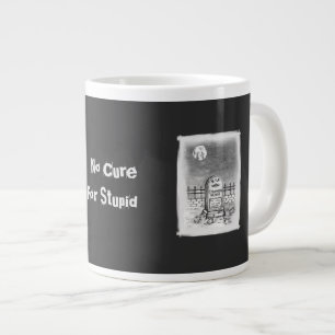 Caneca De Café Grande RIP Máscaras de Lua Estúpidas de Senso Comum e Co