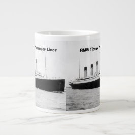 Caneca De Café Grande RMS Titanic Passenger Liner Jumbo Mug