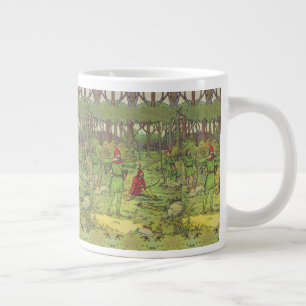 Caneca De Café Grande Robin Hood Na Floresta Grande Mug De Café