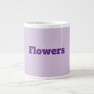 Caneca De Café Grande Robô Flor Kawaii Fofo 