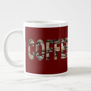 Caneca De Café Grande Rochas de Café
