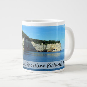 Caneca De Café Grande Rochas Picadas