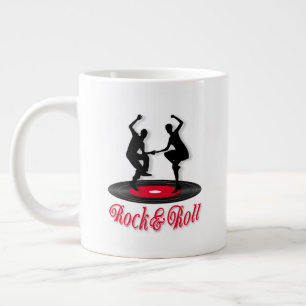 Caneca De Café Grande Rock and roll