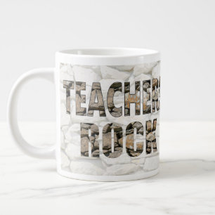 Caneca De Café Grande Rock de Professores