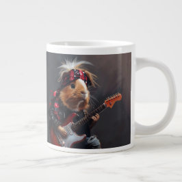 Caneca De Café Grande Rock n Roll Guiné Pig