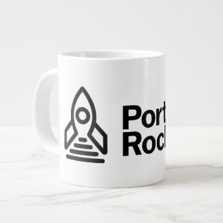 Caneca De Café Grande Rocket Mug White