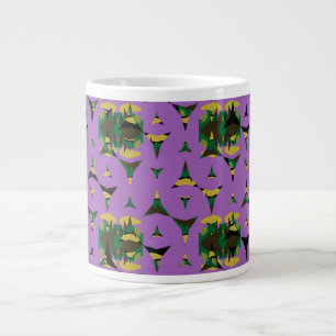 Caneca De Café Grande Rodas de Fogo do Céu Contidas