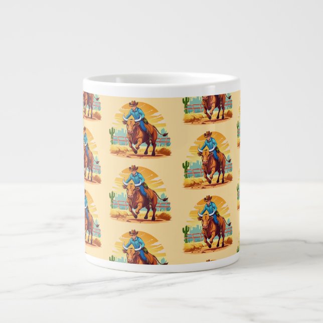 Caneca De Café Grande Rodeio (Frente)