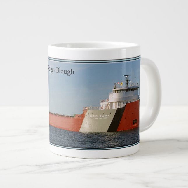 Caneca De Café Grande Roger Blough Jumbo (Frente Esquerda)