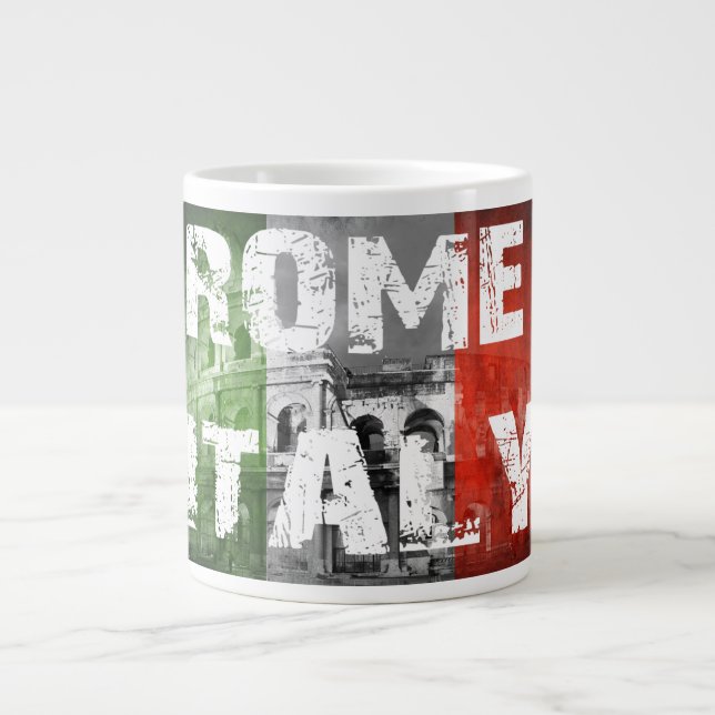 Caneca De Café Grande Roma Itália Mug (Frente)