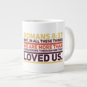 Caneca De Café Grande Romanos 8:37 Jumbo Mug