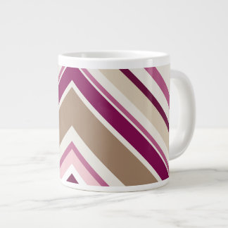 Caneca De Café Grande Rosa e Tan