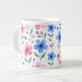 Caneca De Café Grande Rosewater Bloom Delight