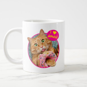 Caneca De Café Grande Rosquinha para alimentação de gatos