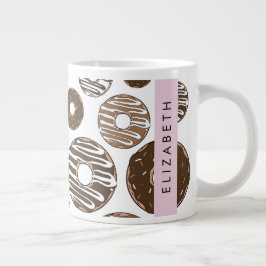 Caneca De Café Grande Rosquinhas de chocolate, Rosquinhas de caramelo, g