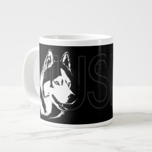 Caneca De Café Grande Rouco Café Mug De Café Siberiano Hussein Dog Cup