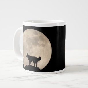 Caneca De Café Grande Rouco Café Mug Siberian Husky Jumbo Cup Sled Cup