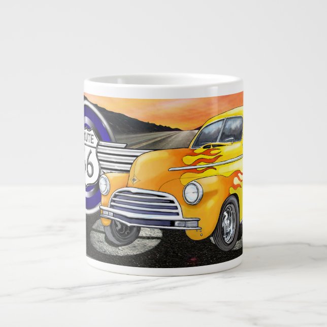 Caneca De Café Grande Route 66 BIG Mug - SRF (Frente)