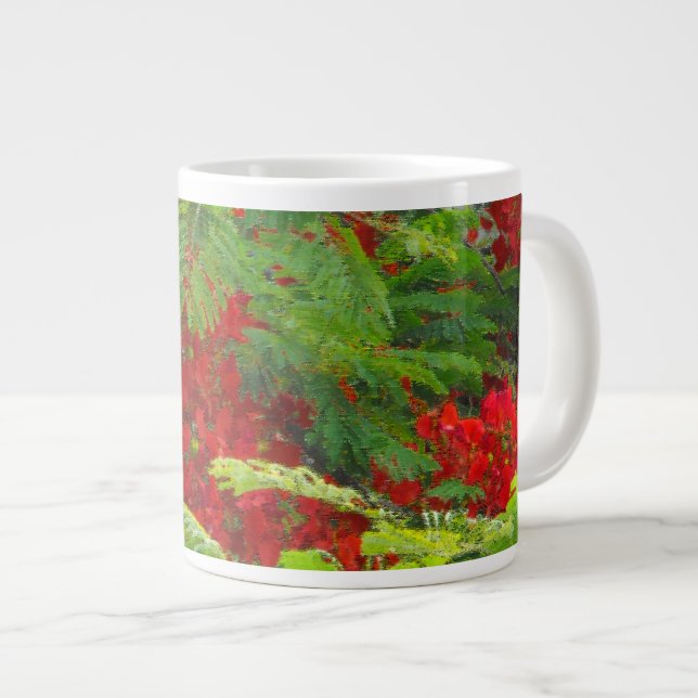 Caneca De Café Grande Royal Poinciana (Frente Esquerda)