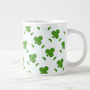 Caneca De Café Grande Rua de Shamrock, Feriado do Dia de Patrick