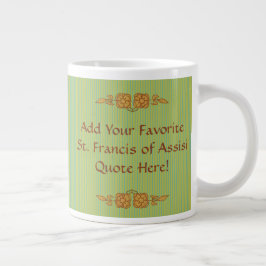 Caneca De Café Grande Rua. Francis of Assisi (BK 002)