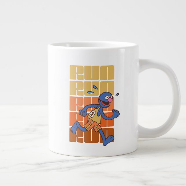 Caneca De Café Grande Rua Sésamo | Corridas de Grover (Direita)