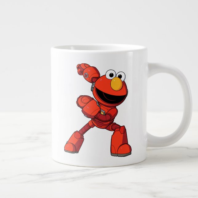 Caneca De Café Grande Rua Sésamo | Mecha Builders Elmo (Direita)