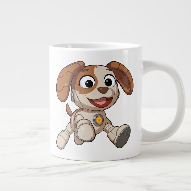 Caneca De Café Grande Rua Sésamo | Mecha Construtor Tango Em Ação (Direita)