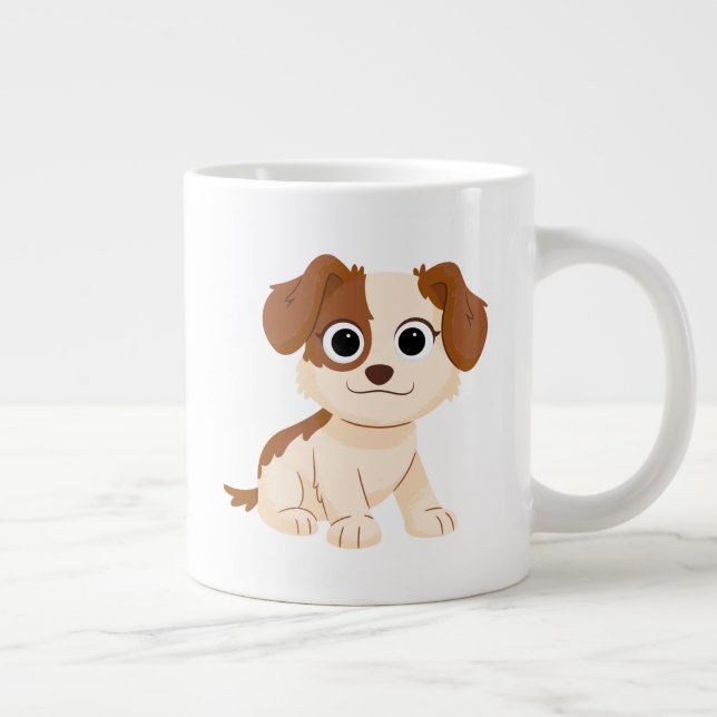 Caneca De Café Grande Rua Sésamo | Puppy Tango da Elmo (Direita)