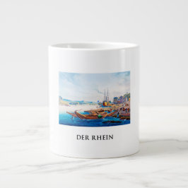 Caneca De Café Grande Rüdesheim, Alemanha 01C