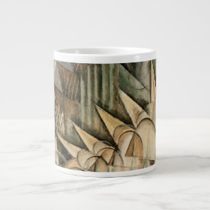 Caneca De Café Grande Rush Hour, Nova York por Max Weber, Cubismo Vintag