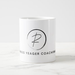 Caneca De Café Grande Russ Yeager Coaching Signature Logo