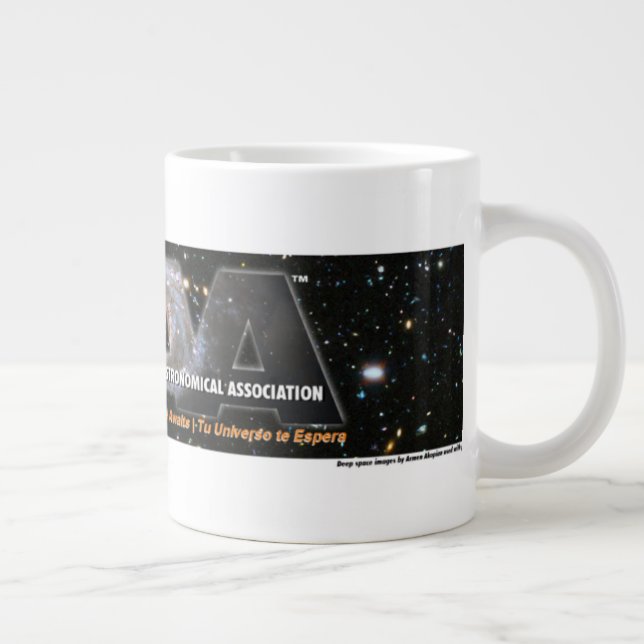 Caneca De Café Grande SAAA logo bumpersticker (Direita)