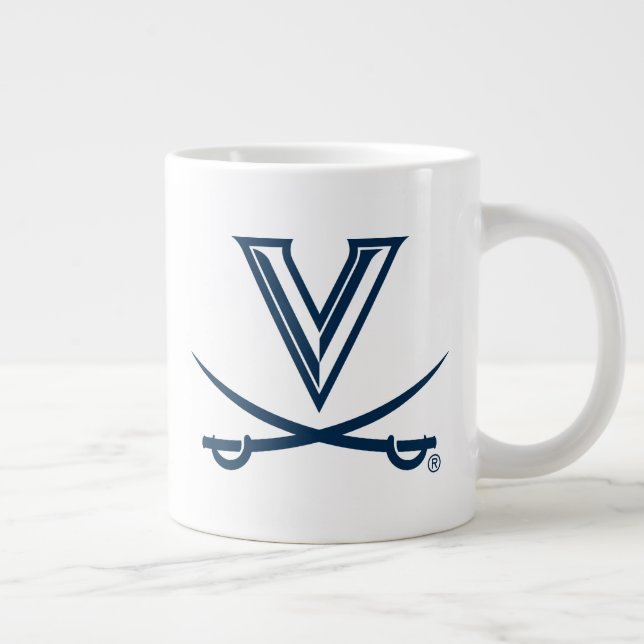 Caneca De Café Grande Sabre da Universidade da Virgínia (Direita)